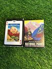 2 Vintage America's National Parks Mt Rushmore Mini Deck Playing Cards Souvenir