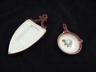 Chanticleer by Brock of California Rooster Butter Dish ( no top) & Mini Ashtray 