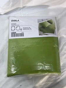 IKEA DVALA Full Green Solid Flat Sheet 100% Cotton 144 Thread Count - Picture 1 of 7