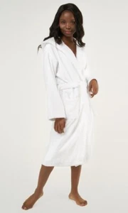 Plush Soft Warm, Robe for Womens Terry Turkish Bathrobe Cotton Towel Robe, - Picture 1 of 1