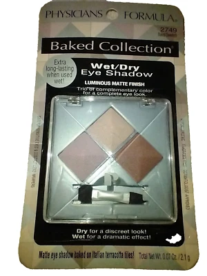 Physicians Formula Baked Wet Dry Eye Shadow Luminous Matte BAKED SWEET #2749 NEW - Image 1 of 3