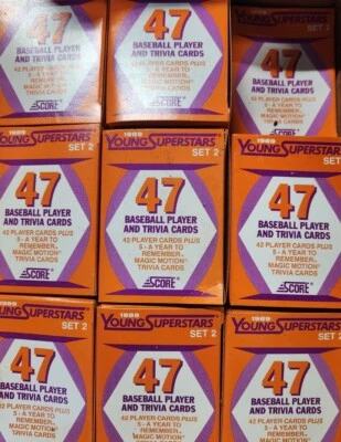 Juegos de fábrica 1989 Score Young Superstars Set 2 Ken Griffey Jr. (RC) - *TARJETAS DE TEXTO* Foto 1 de 3