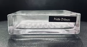 Mette Ditmer Denmark Glass/Frosted Soap Dish - Picture 1 of 17