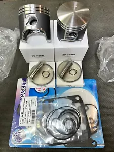 2010 11 12 13 14 15 16 17 Polaris 600 Widetrak/Rush/Switchback Piston/Gasket KIT - Picture 1 of 2