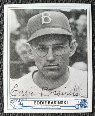 10693 Eddie Basinski Baseball Autogramm - Bild 1 von 2