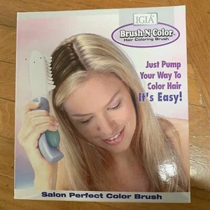 IGIA Brush N Color Hairbrush Hair Dye Brush Bowl Combo Kit Tint Tool Bleach NEW - Picture 1 of 5