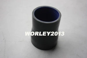 Black silicone reducer coupler hose pipe 70 mm to 76 mm 2.75" to 3" - Imagen 1 de 2