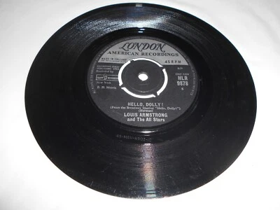 Louis Armstrong Hello Dolly 7" Vinyl EX+  1964 FREE POST A Lot of Livin' to do - Image 1 of 4