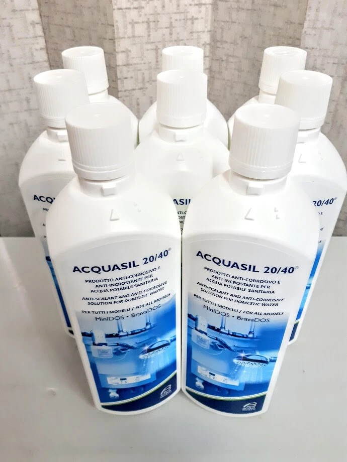 ACQUABREVETTI RICARICA ACQUASIL 8 PEZZI DA 1 LITRO ACQUA BREVETTI ANTICALCARE PC002