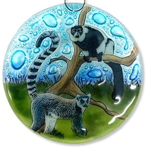 Decorazione albero di Natale Ruth's Ethical Goods Lemure - Art Glass Light Catcher - Foto 1 di 5