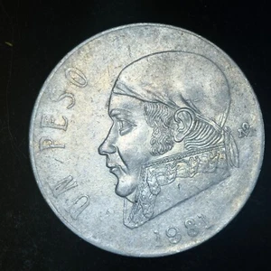 1981 Mexico - Un Peso / One Peso - Lot #448 - Picture 1 of 2