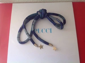 EMILIO PUCCI SILK CHOKER NECKLACE / BELT 70 INCHES ""FALLING STAR"" NWTAG ITALY - Picture 1 of 12