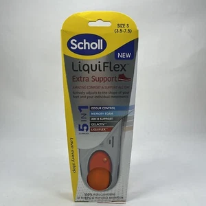 Scholl Liquiflex Extra Support Work Insoles for Men Boots Insole UK Size 3.5-7.5 - Picture 1 of 6