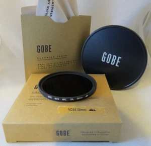 58mm GOBE ND16 MRC 16-Layer ND Filter - Great Filter - Brand New & Sealed - Picture 1 of 2