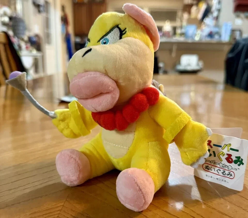 NUEVO Super Mario Bros. Wendy Koopa 7" Peluche Japón Importación Nuevo con Etiquetas S8 Foto 1 de 4