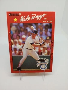 1990 Donruss Baseball Card #712 Wade Boggs All-Star Error No TM and No Period - Picture 1 of 2