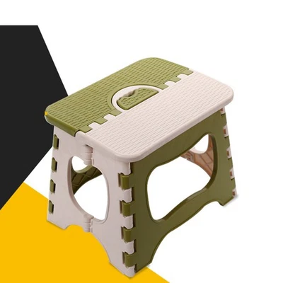  Plastic Folding Stool Bathroom Small Bench Portable Folding Stool - Size Large - Image 1 of 4