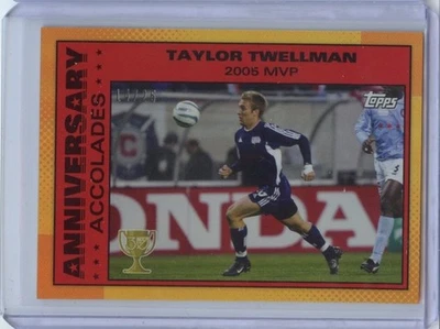 2025 Topps MLS 30th Anniversary TAYLOR TWELLMAN Accolades ORANGE FOIL 14/25 - Image 1 of 2