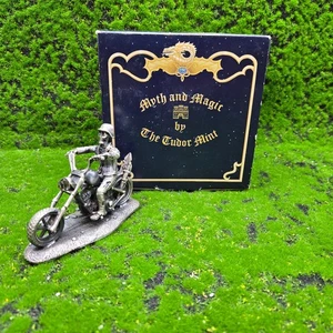Skeleton Rider 3849 Boxed 2005 Boxed 8cm Pewter Motorrad Rare Swarovski - Bild 1 von 12