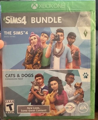 Sims 4: Plus - Cats & Dogs Bundle - Xbox One New Sealed - Image 1 of 2