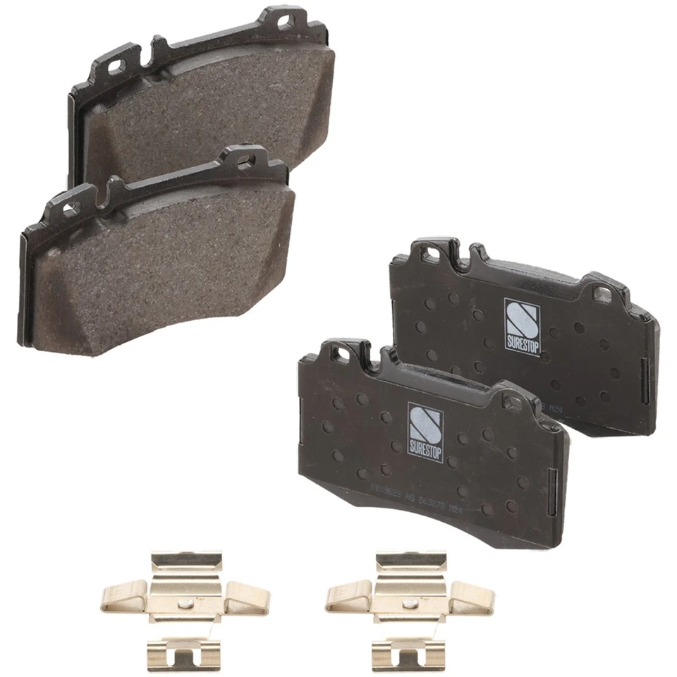 Front NAO Brake Pad Set For 2003-2006 Mercedes Benz CLK500 2007-2009 CLK550 - Image 1 of 4