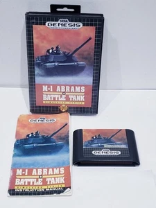 M-1 Abrams Battle Tank (Sega Genesis, 1991) TESTED - Picture 1 of 4