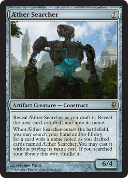 Aether Searcher -Foil Medium Play MTG Conspiracy - Image 1 of 1