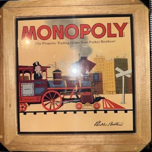 Nostalgia Edition Monopoly wood game box - Picture 1 of 2