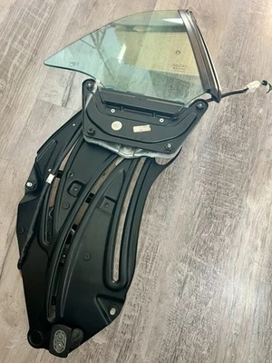 97-06 JAGUAR XK8 CONVERTIBLE PASSENGER RIGHT QUARTER GLASS WINDOW REGULATOR OEM - Image 1 of 4