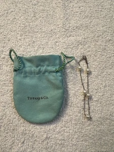 Tiffany & Co Silver Pearl By The Yard Peretti Bracelet - Picture 1 of 10