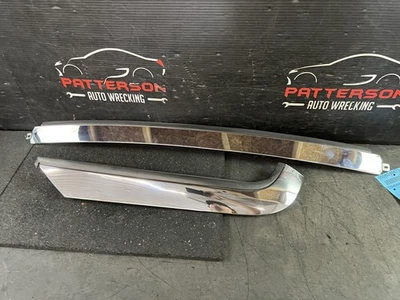 04-05 THUNDERBIRD LEFT & TOP WINDSHIELD & PILLAR EXTERIOR CHROME TRIM BEZELS - Image 1 of 4