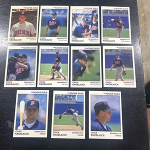 Chuck Knoblauch 1991 Star Minnesota Twins Rookie Guild Glossy 11-Card BB Set - Picture 1 of 1