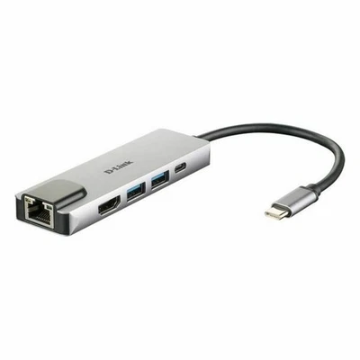 Hub USB D-Link DUB-M520 Grigio - Immagine 1 di 2