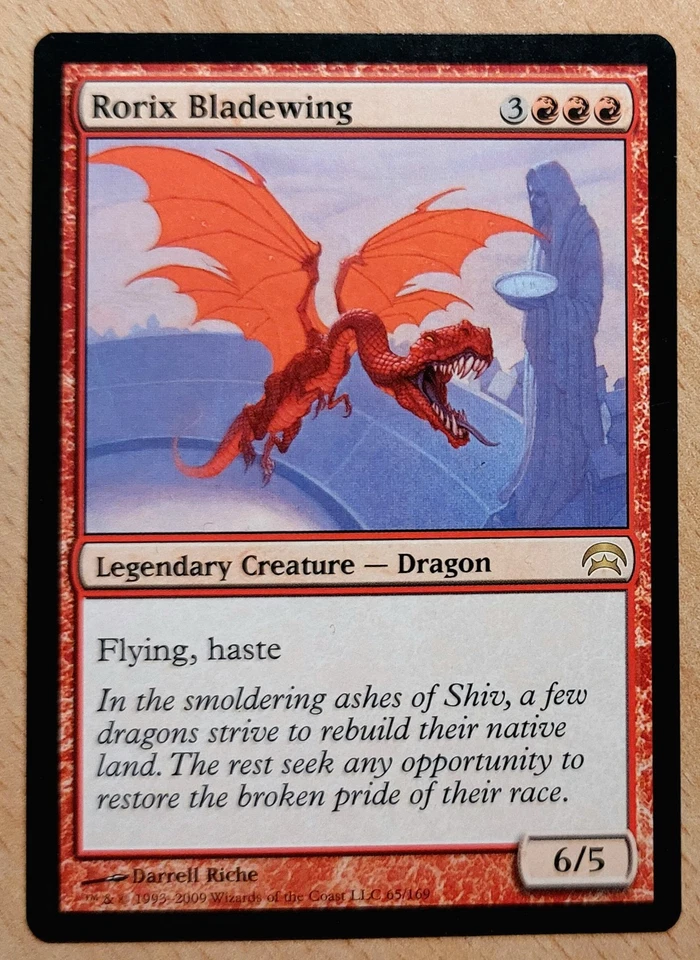 Mtg Magic: Rorix Bladewing, English Nearmint, Drache Legende  - Bild 1 von 1