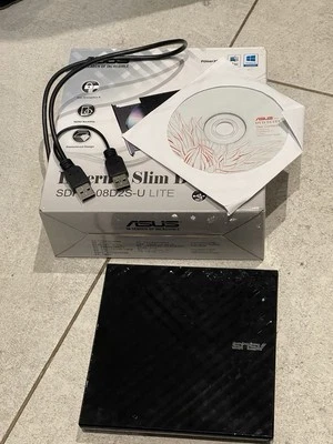 ASUS SDRW-08D2S-U LITE optical disc drive DVD±RW Black - Image 1 of 4