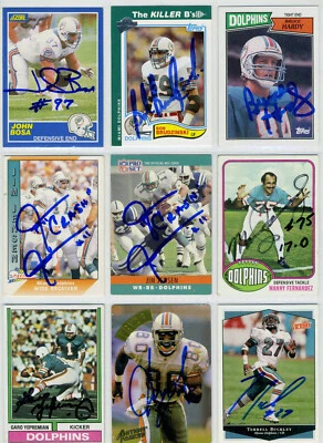 1999 Victory #139 Terrell Buckley  Autographed Signed Card Miami Dolphins - Image 1 of 2