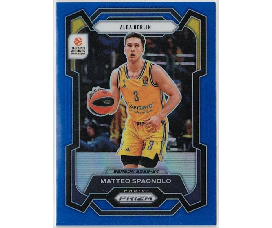 2023-24 Panini Prizm Euroleague Blue 178/199 #41 Matteo Spagnolo / Alba Berlin - Image 1 of 3