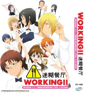 [ANIME] DVD WORKING! SEASON 1-3+WWW.WORKING VOL.1-52 END ENGLISH SUBTITLE - Imagen 1 de 3