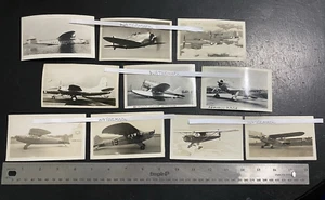 Vintage Konvolut 10 Flugzeug s/w Fotos meist Militär am Boden in der Luft #4 - Bild 1 von 6