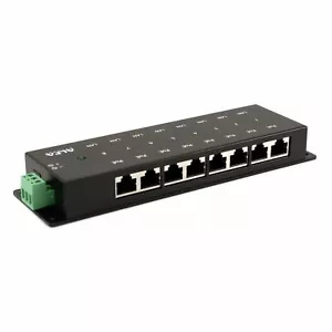 Alfa APOE08G 8 Port Passive Gigabit POE Injector Panel 12-48V - Picture 1 of 6