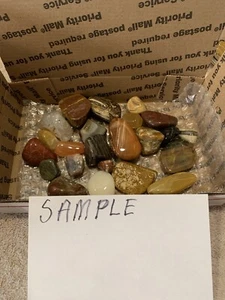 One Pound Sweet Rocks Polished Done By Me You One Mixed Pound With Cajun Shine - Imagen 1 de 3