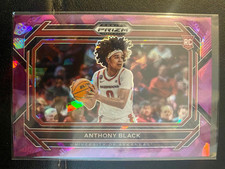 2023 24 Panini Prizm Draft Picks ANTHONY BLACK Rookie Purple Ice Prizm /149