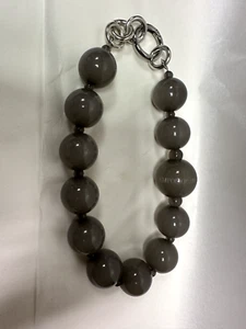 Collana Big Ball Statement Emporio Armani grigia - Foto 1 di 7