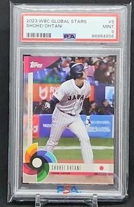 SHOHEI OHTANI 2023 TOPPS WBC GLOBAL STARS INSERTO #5 PSA 9 COMO NUEVO MLB JAPÓN - Imagen 1 de 2