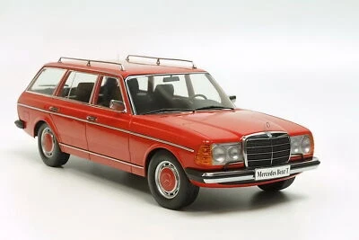 KK-Scale 1/18 Mercedes-Benz 250T S123 Red Diecast Car Model Doors cannot opened - Image 1 of 4