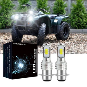 For Yamaha KODIAK 400 2x4 450 4x4 2x 6000K White LED Headlight Bulbs H6M - Picture 1 of 10