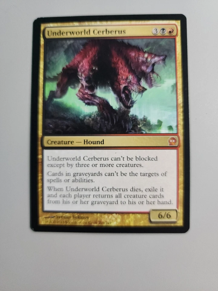 MTG Underworld Cerberus Theros 208/249 Regular Mythic - Image 1 of 1