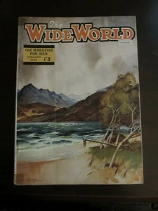 The Wide World Magazine January 1948 On the Edge of the World PULP Fiction B - Picture 1 of 1
