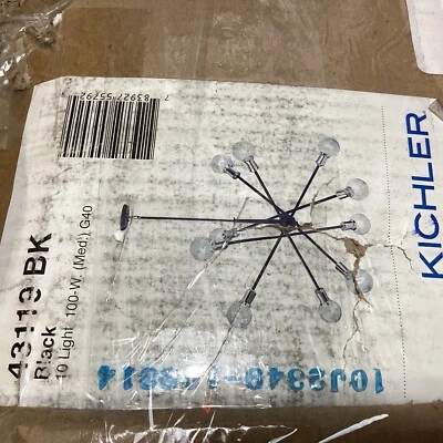 Kichler Lighting 43119BK Armstrong Chandelier Black - Image 1 of 4