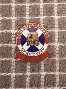 GLASGOW TIGERS SPEEDWAY ABZEICHEN IN SILBER  - Bild 1 von 2